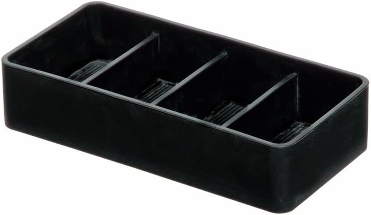 iDesign Sarah Tanno 5 Slot Cosmetic Drawer Organizer Black