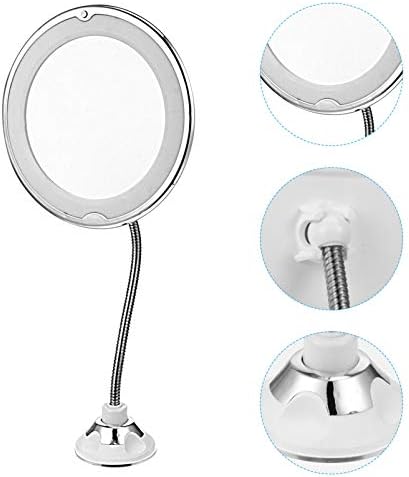 DOITOOL 10x Magnifying LED Vanity Mirror