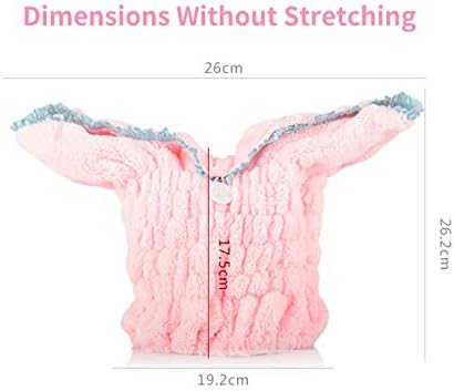 Kids Hair Towel Wrap Cartoon Rabbit Design Faster Drying