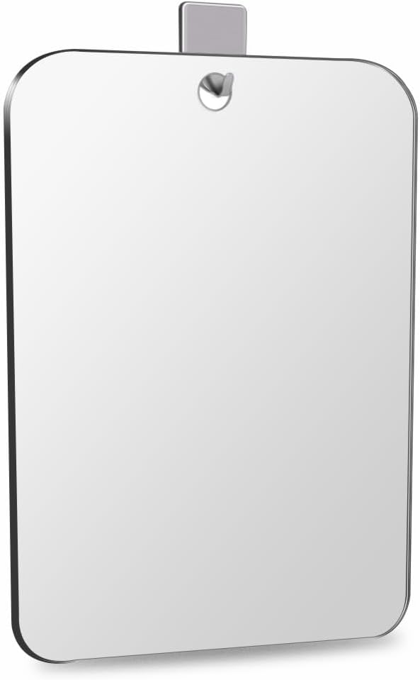 BQRIS Shower Mirror No Fog 6x8 Inch Shaving Makeup