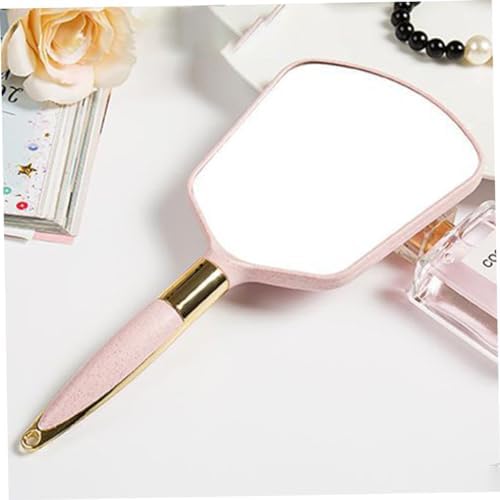 VALICLUD Handheld Mirror with Ergonomic Handle for Travel and Salon Use