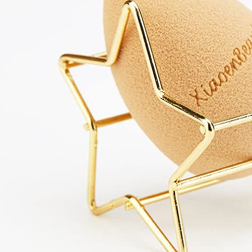 Durable Metal Star Sponge Holder Cosmetic Display Stand