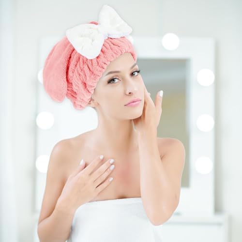 YUXIANLB Ultra Absorbent Hair Drying Towel 2 Pcs