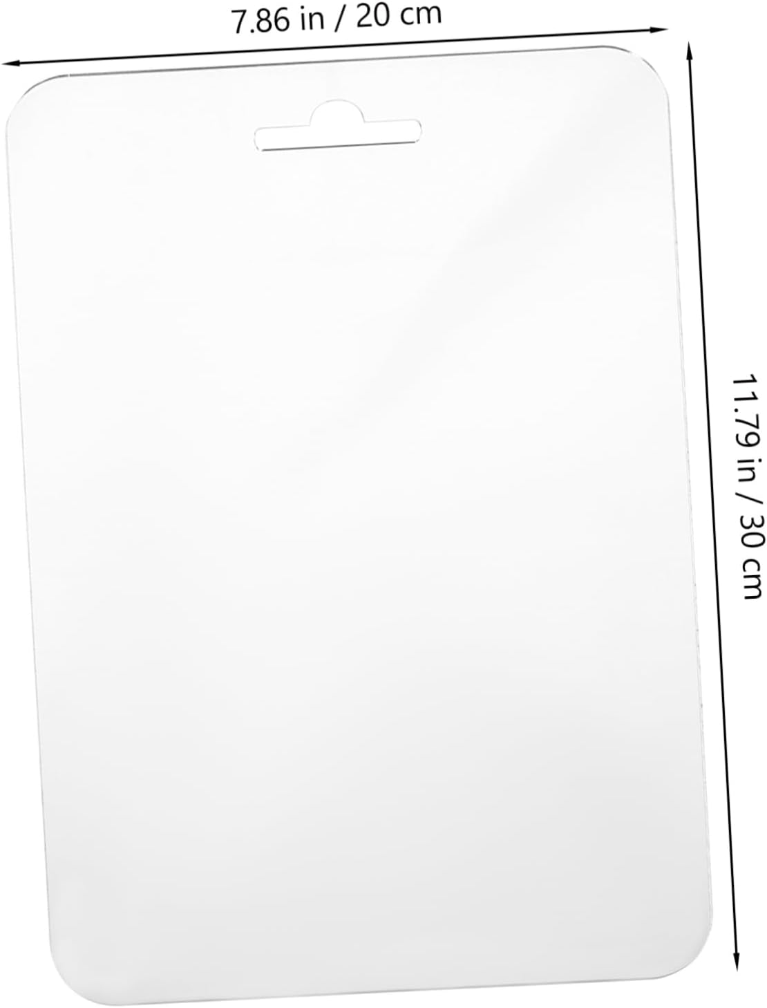 BIUDECO Large View Acrylic LED Mirror