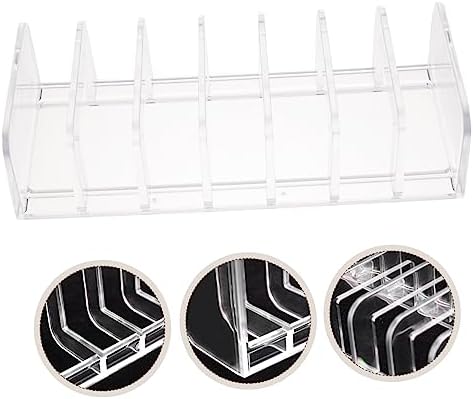 ELAYARD Makeup Holder Transparent Divided Organizer for Eyeshadow and Blusher Storage