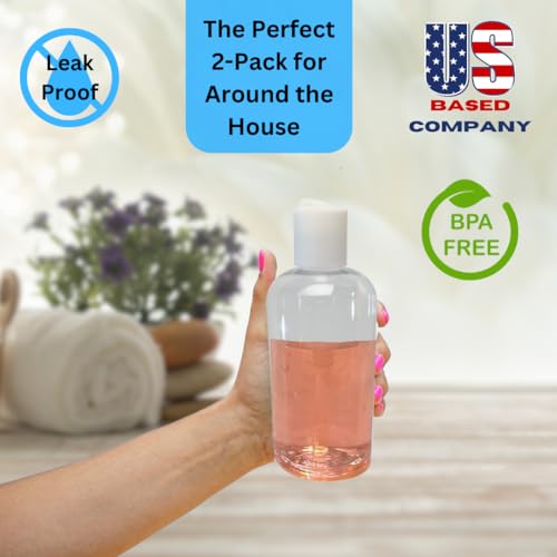Serious Soil 8 oz Squeeze Bottles 2-Pack BPA-Free Leak Proof
