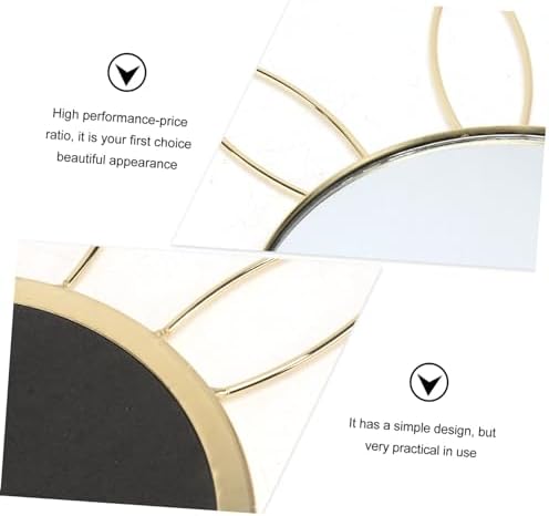Beaupretty Wall Mounted Bunny Ear Cosmetic Mirror