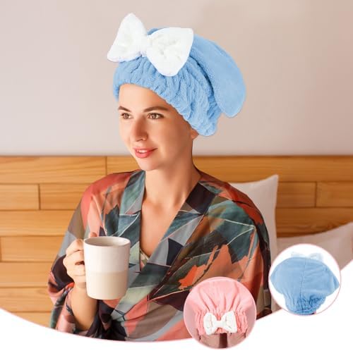 YUXIANLB Ultra Absorbent Hair Drying Towel 2 Pcs