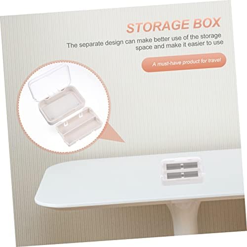 Exquisite Plastic Makeup Organizer Box with Mirror
