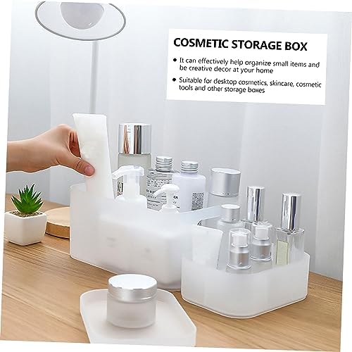 Callaron 1Pc Cosmetic Storage Case with Dustproof Lid