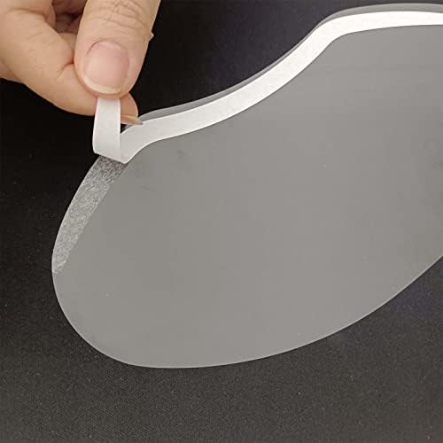 Medsuo 50pcs Clear Face Visors for Microblading and Eyelash Extensions