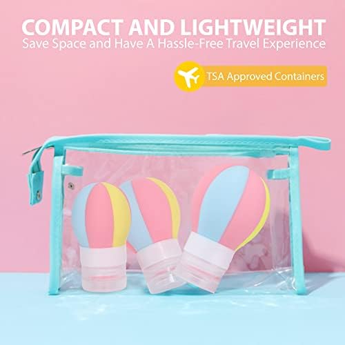 Primo Lines 3-Piece Hot Air Balloon Travel Bottles Set