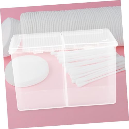 VALICLUD Cotton Pads Storage Box with Compartment