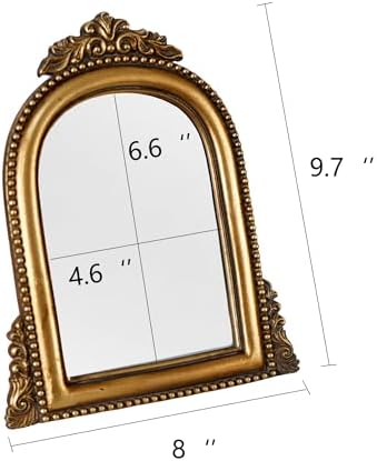 OIGUMR Baroque Resin Frame Mirror 96x65 Inch