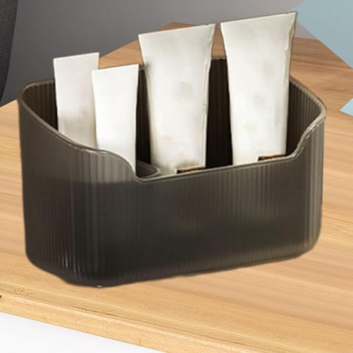 Clear Black Cosmetic Storage Box for Palettes and Makeup