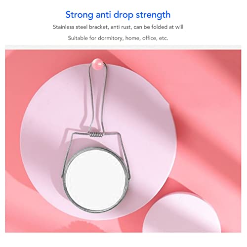 FILFEEL 2 Sided Vanity Mirror with 360 Degree Rotation and Foldable Stand