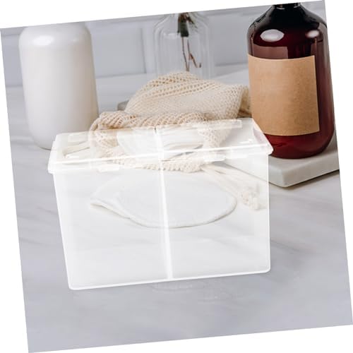 TOVINANNA Plastic Cotton Pads Storage Box