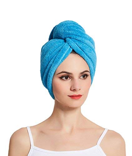 HOPESHINE Hair Drying Towel 3-Pack for Women Girls