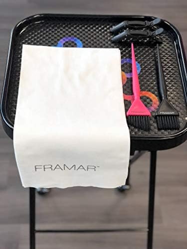 FRAMAR Biodegradable Hair Towels 50 Count Soft Absorbent