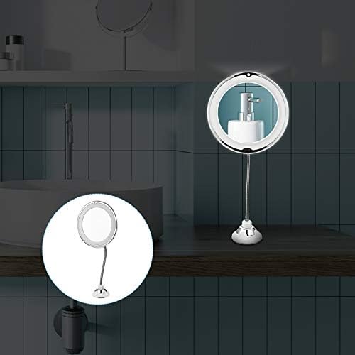 DOITOOL 10x Magnifying LED Vanity Mirror
