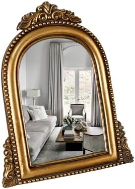 OIGUMR Baroque Resin Frame Mirror 96x65 Inch