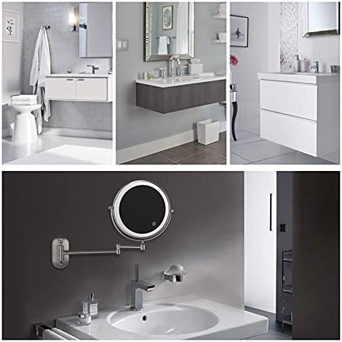 LCARY 8 Double Sided 360 Swivel Vanity Mirror