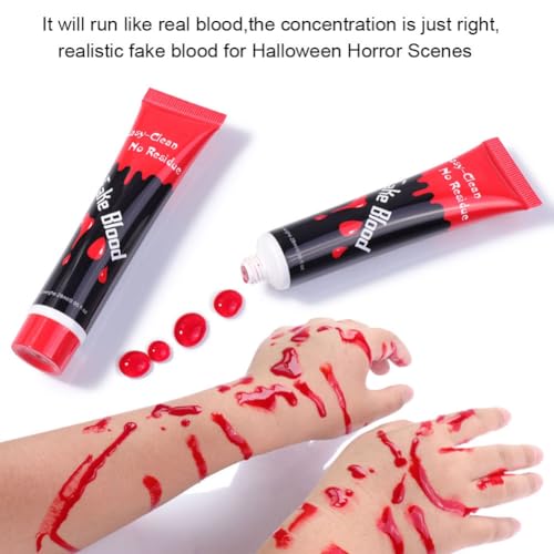 Wenrny Halloween Blood Makeup Kit 3 Pcs