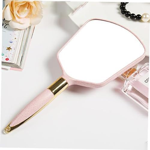 SOIMISS Handheld Mirror with Ergonomic Handle for Travel and Bathroom Use