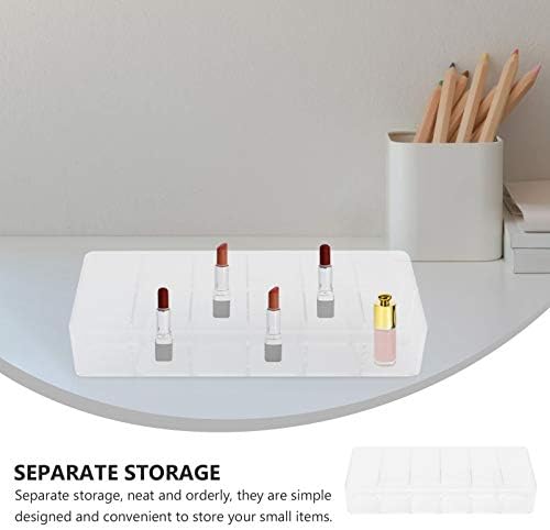 Cabilock Transparent Lipstick Storage Case Organizer