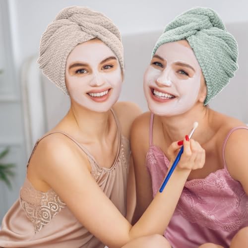 5-Pack Microfiber Hair Towel Wrap for Women 1
