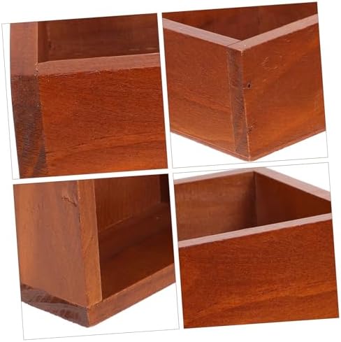 Alipis Vintage Wooden Lipstick Organizer