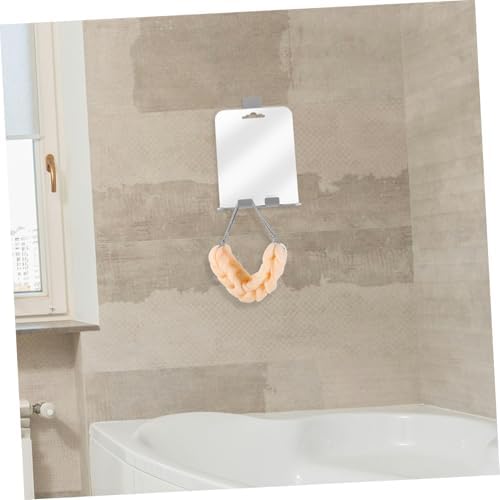 Cabilock Anti-Fog Shower Mirror with LED and Hook Holder