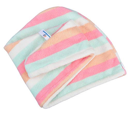 HOPESHINE Hair Drying Towel 3-Pack for Women Girls