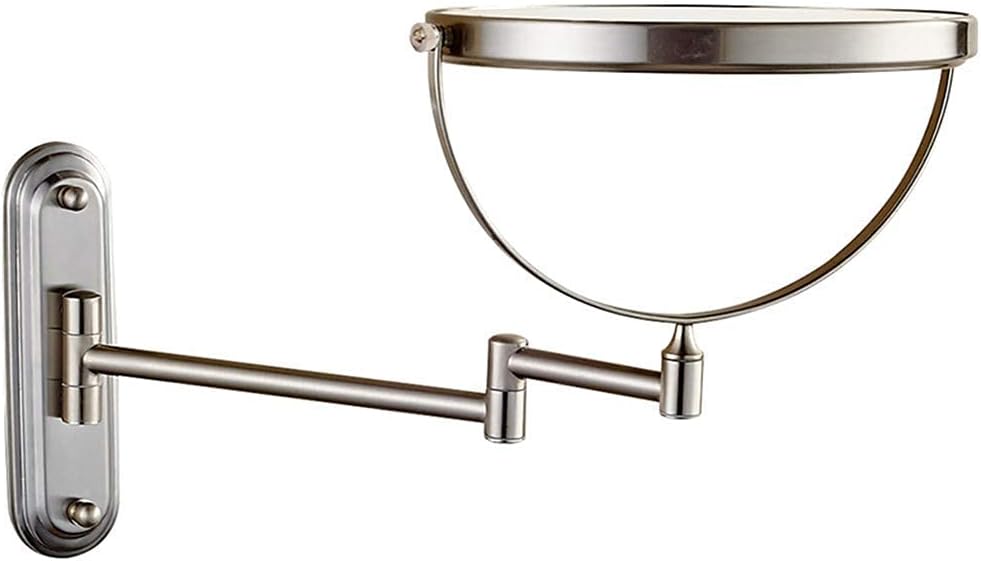 DEIHGE 360 Swivel Brass Double Sided Makeup Mirror