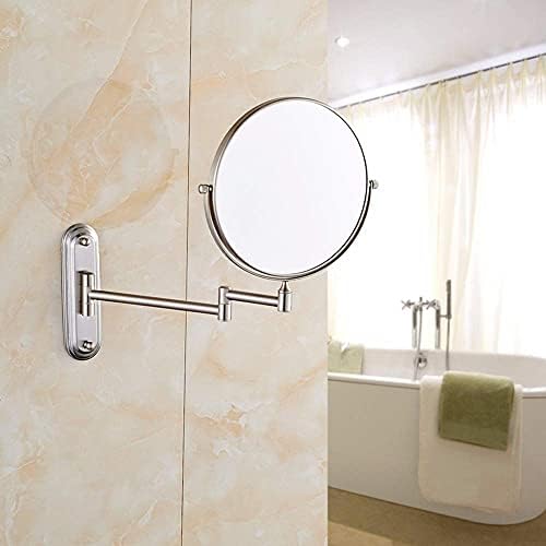 DEIHGE 360 Swivel Brass Double Sided Makeup Mirror