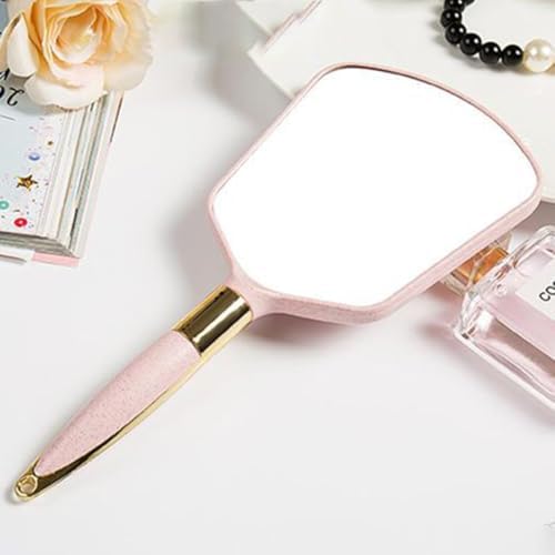 Gatuida Handheld Bathroom Mirror with Handle for Vanity and Travel Use