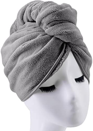 POLYTE Microfiber Hair Turban Wrap Drying Towel