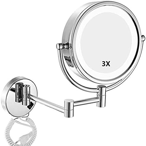 DEIHGE 360 Rotating LED Vanity Mirror