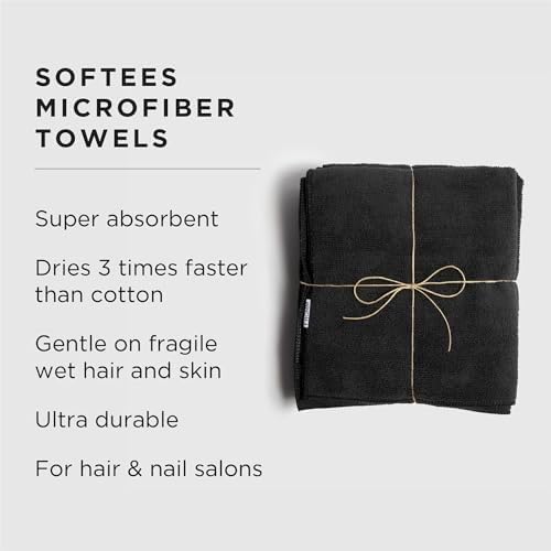 Fromm Softees Microfiber Hair Towels 16x29 10 Count