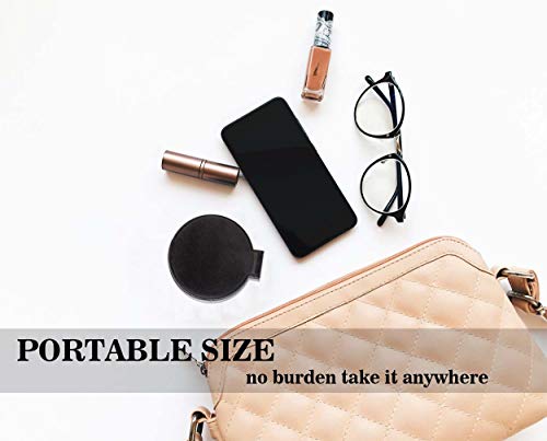 Compact Round Makeup Mirror Set of 3 26 x 237 Red