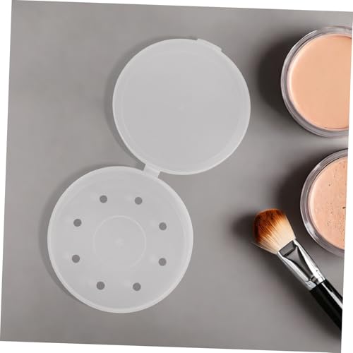 2pcs Transparent Powder Puff Holder Case for Travel