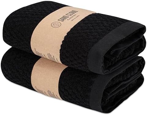 Sand Cloud Turkish Bath Towels Set of 2 - Luxury Soft Organic Cotton