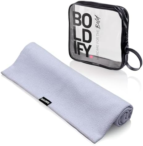 Boldify Quick Dry Microfiber Towel Wrap for Women - Grey 1