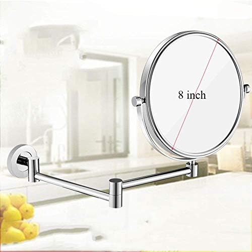DEIHGE 8-Inch Wall Mounted Makeup Mirror with Magnification