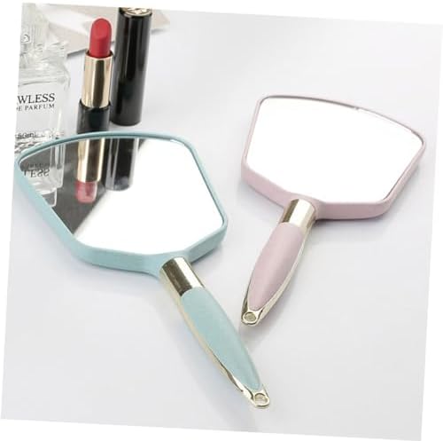 VALICLUD Handheld Mirror with Ergonomic Handle for Travel and Salon Use