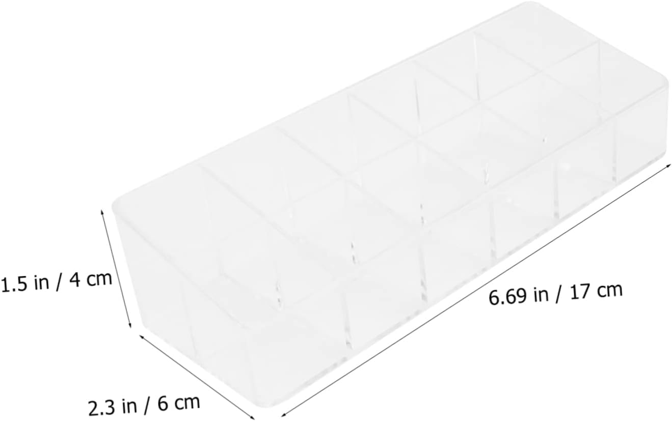 Lipstick Holder Storage Box with 12 Compartments