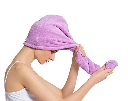 HOPESHINE Hair Drying Towel 3-Pack for Women Girls