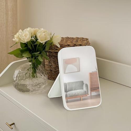 Yatnks 8-Inch Travel Makeup Mirror with Stand