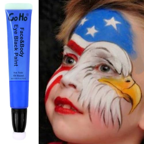Go Ho Royal Blue Waterproof Face Paint for Halloween Cosplay