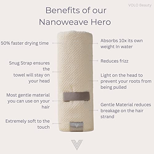VOLO Hero Cloud Pink Hair Towel